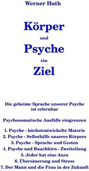 Körper und Psyche ein Ziel