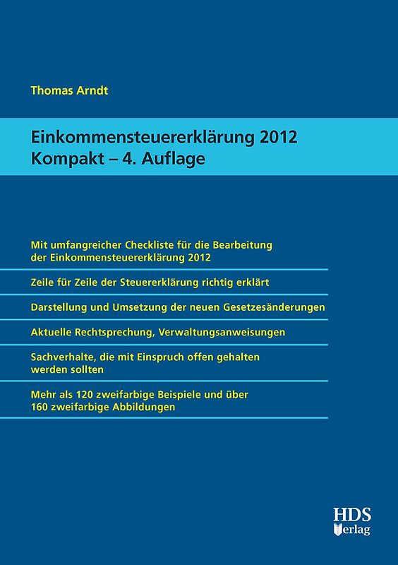 Einkommensteuererklärung 2012 Kompakt