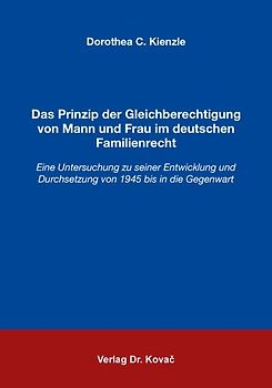 Das Prinzip der Gleichberechtigung von Mann und Frau im deutschen Familienrecht