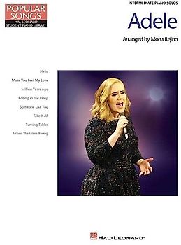 Adele: Popular Songs Series: Noten, Sammelband für Klavier: 8 Beautiful Arrangements for Intermediate Piano Solo (Popular Songs: Hal Leonard Student Piano Library)