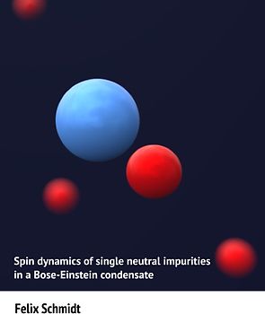 Spin dynamics of single neutral impurities in a Bose-Einstein condensate