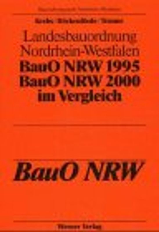 Landesbauordnung Nordrhein-Westfalen