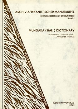 Mungaka (Bali) Dictionary