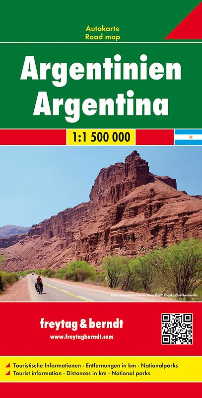 Argentinien, Autokarte 1:1,5 Mio.