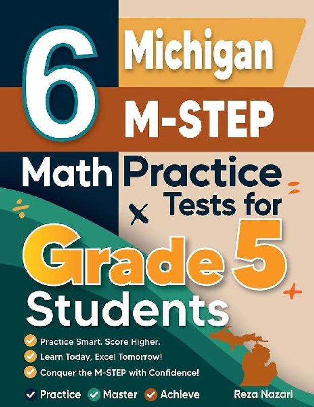 6 Michigan M-STEP Grade 5 Math Practice Tests