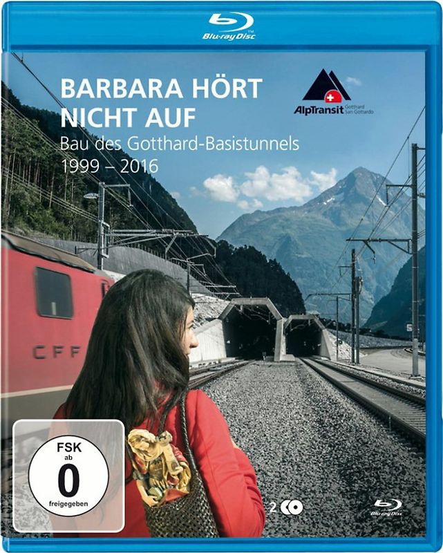 Barbara hört nicht auf - Bau des Gotthard-Basistunnels, 1999-2016 [2 Discs] Blu-ray Disc