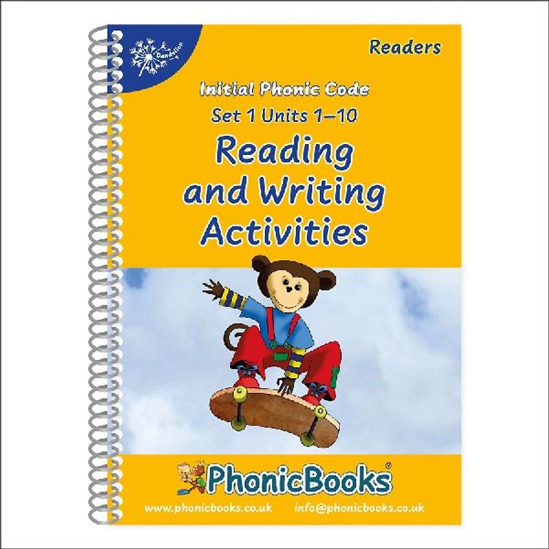 Phonic Books Dandelion Readers Reading and Writing Activities Set 1 Units 1-10