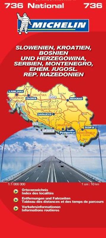 Slowenien, Montenegro, Bosnien, Kroatien, Serbien