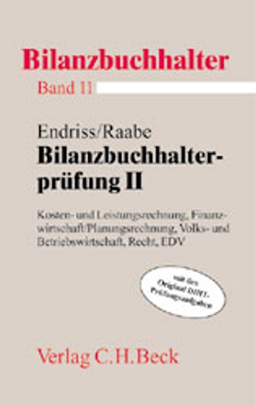 Ausbildungspaket Bilanzbuchhalter / Bilanzbuchhalterprüfung II