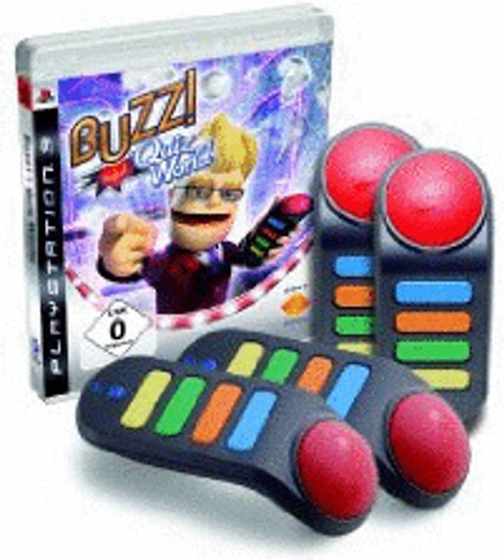 Buzz!: Quiz World inkl. Wireless-Buzz!-Buzzer Bundleversion
