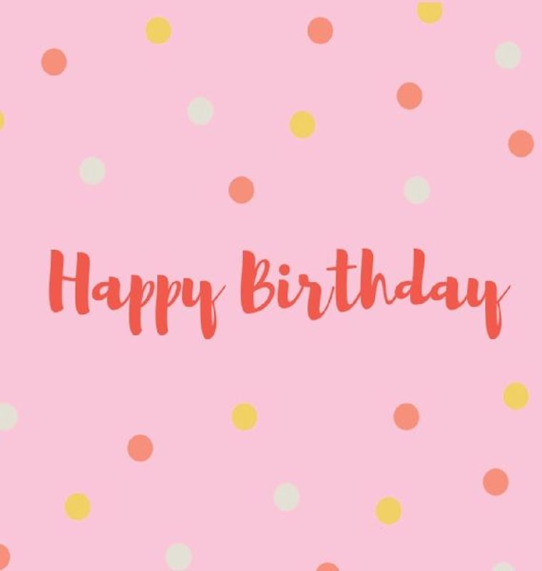 Happy Birthday Guest Book (Hardcover)