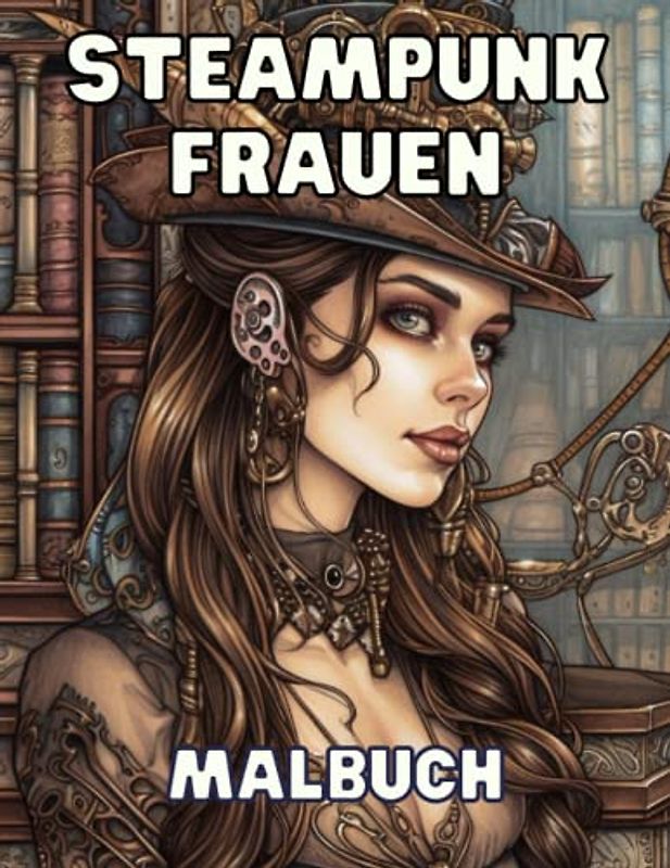 Steampunk Frauen Malbuch - Fantastische Welten im viktorianischen Zeitalter: Einzigartige Designs zum Ausmalen und Entspannen