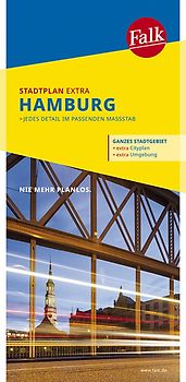 Falk Stadtplan Extra Hamburg 1:22.500