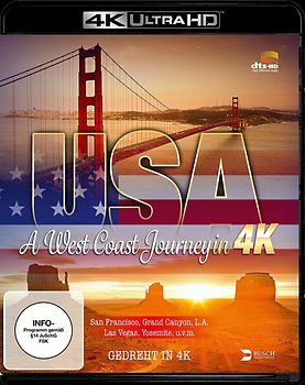 USA - A West Coast Journey Blu-ray Disc