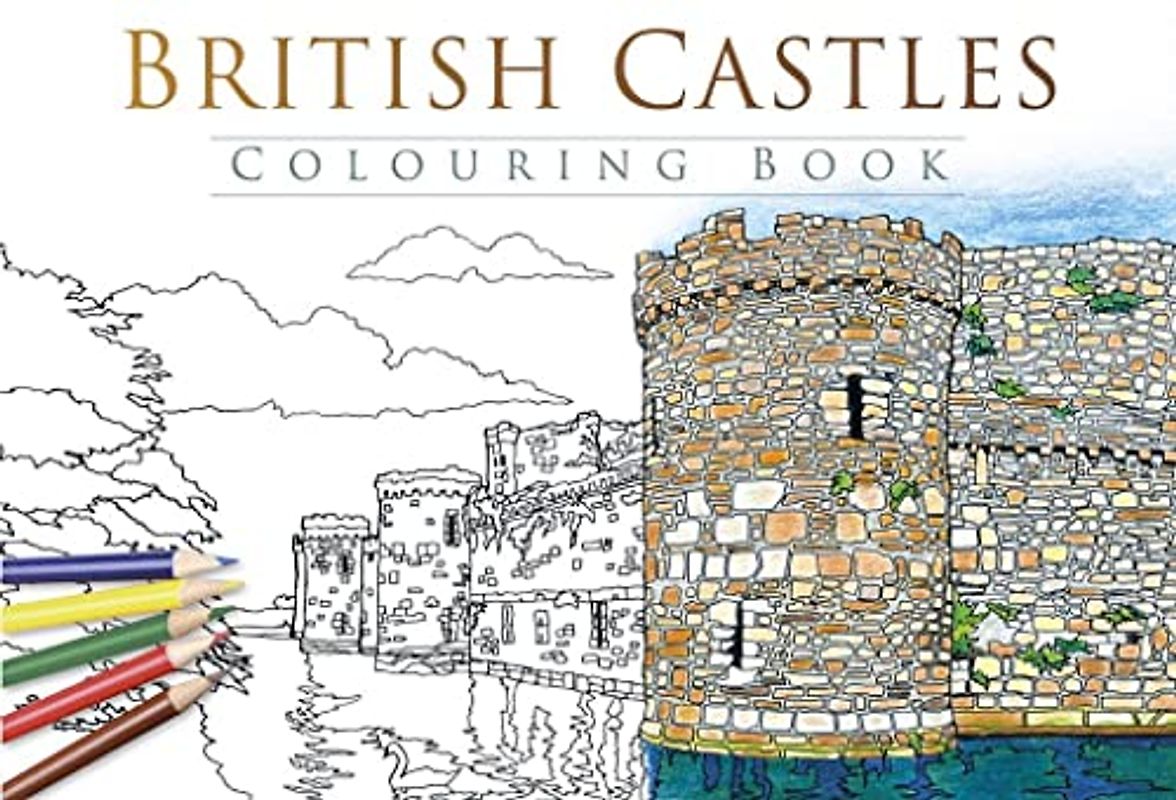 British Castles Colouring Book