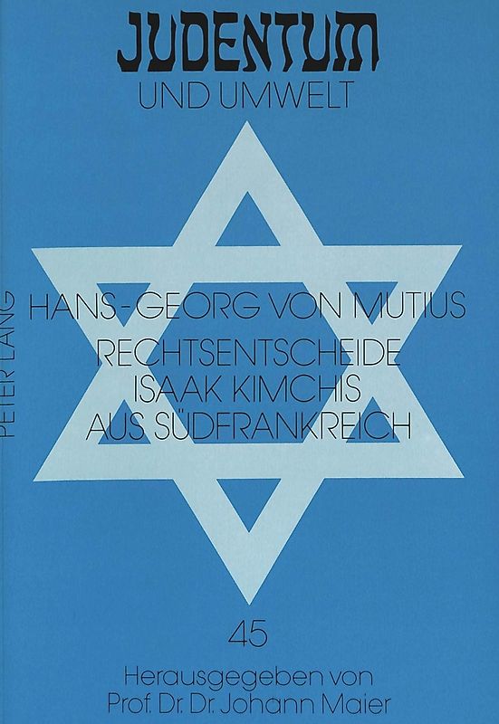 Rechtsentscheide Isaak Kimchis aus Südfrankreich