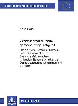 Grenzüberschreitende gemeinnützige Tätigkeit