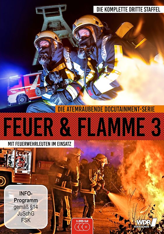 Feuer & Flamme: Mit Feuerwehrmännern im Einsatz - Die komplette dritte Staffel (3 Discs) DVD