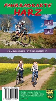 Fahrradkarte Harz - standard