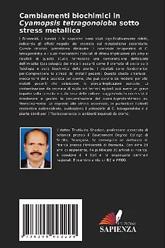 Cambiamenti biochimici in Cyamopsis tetragonoloba sotto stress metallico