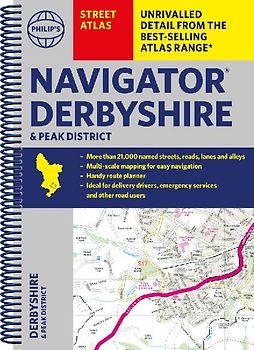 Philip's Navigator Street Atlas Derbyshire and the Peak District
