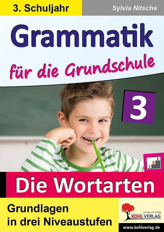 Grammatik für die Grundschule - Wortarten / Klasse 3