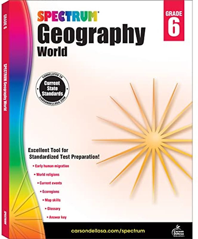 Spectrum Geography, Grade 6: World