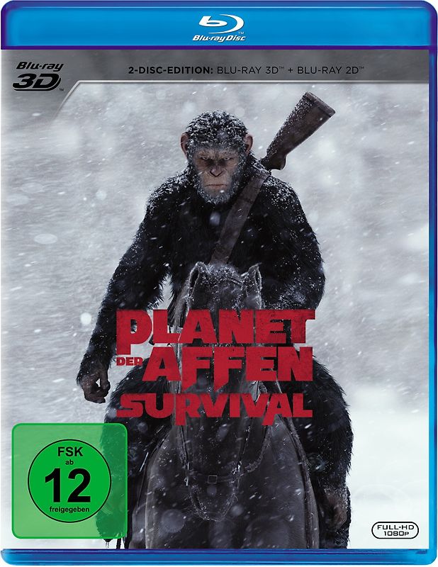 Planet der Affen: Survival 3D inkl. Blu-ray 3D Blu-ray Disc