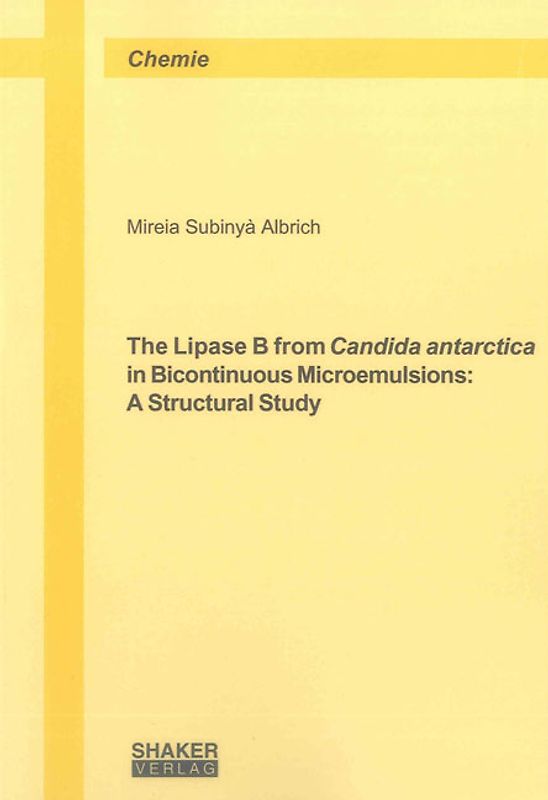 The Lipase B from Candida antarctica in Bicontinuous Microemulsions: A Structural Study