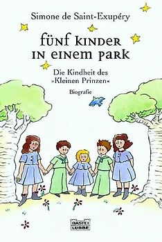 Fünf Kinder in einem Park
