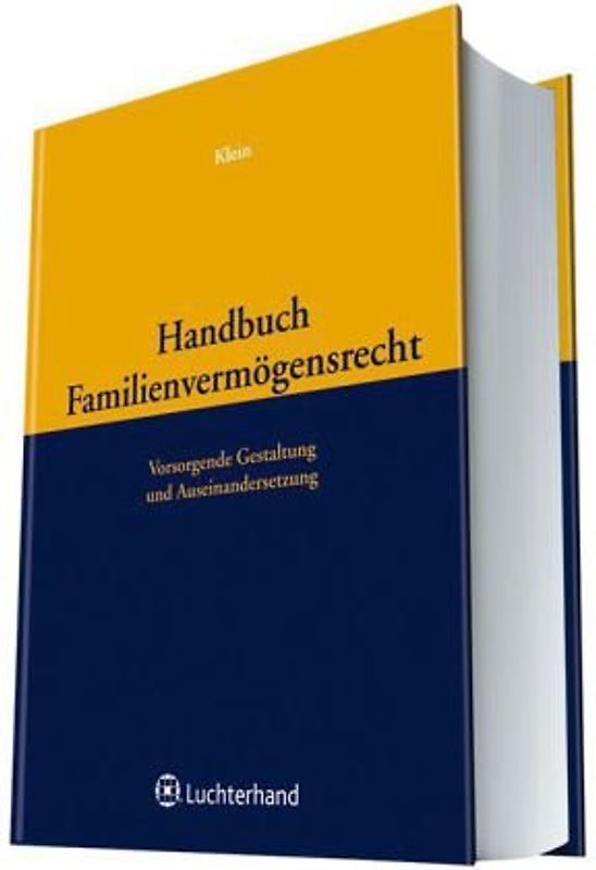Handbuch zum Familienvermögensrecht