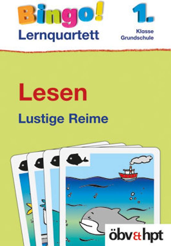Bingo!-Lernquartett Lesen 1. Klasse