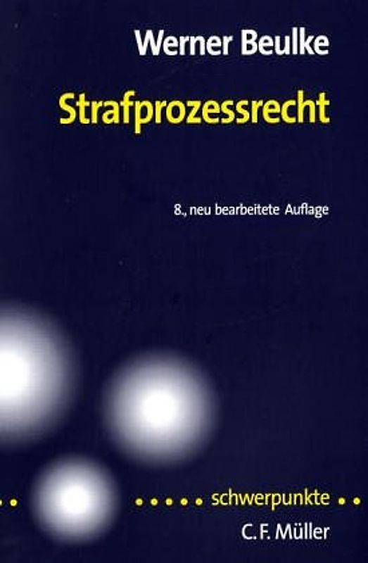 Strafprozeßrecht