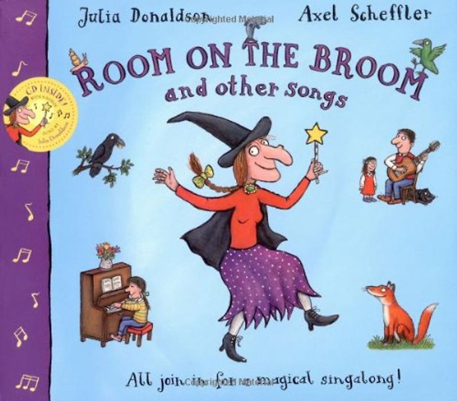 Room on the Broom and Other Songs (Book & CD) - Julia Donaldson