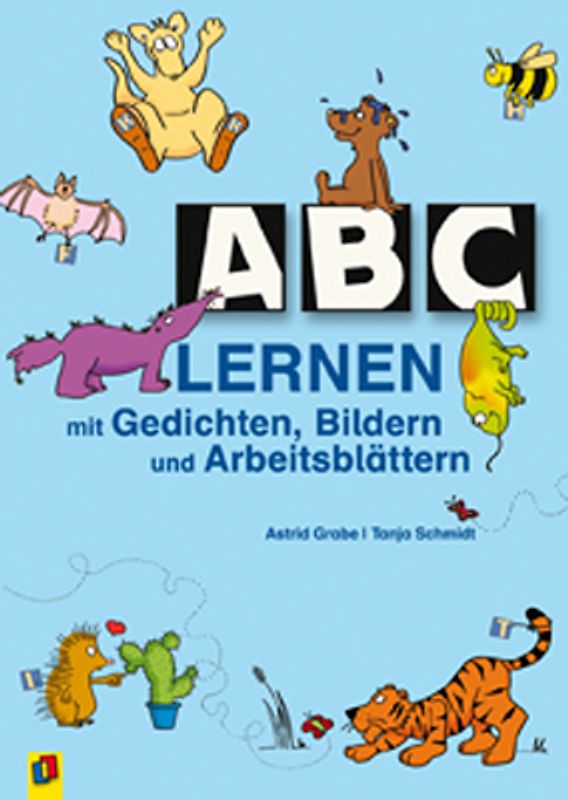 ABC lernen mit Gedichten, Bildern und Arbeitsblättern
