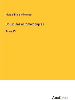 Opuscules entomologiques