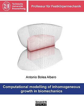 Computational modelling of inhomogeneous growth in biomechanics