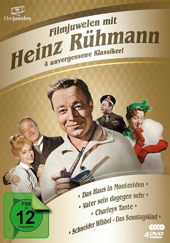 Filmjuwelen mit Heinz Rühmann: 4 unvergessene Klassiker! [4 DVDs] DVD