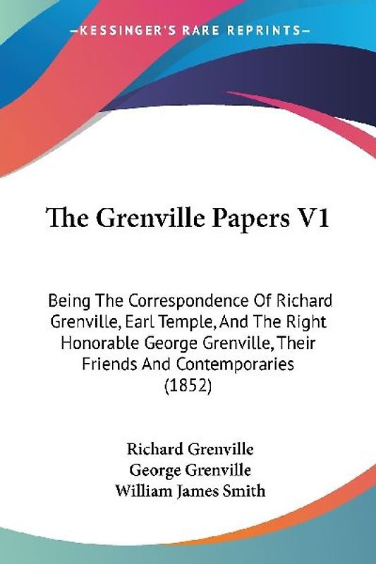 The Grenville Papers V1