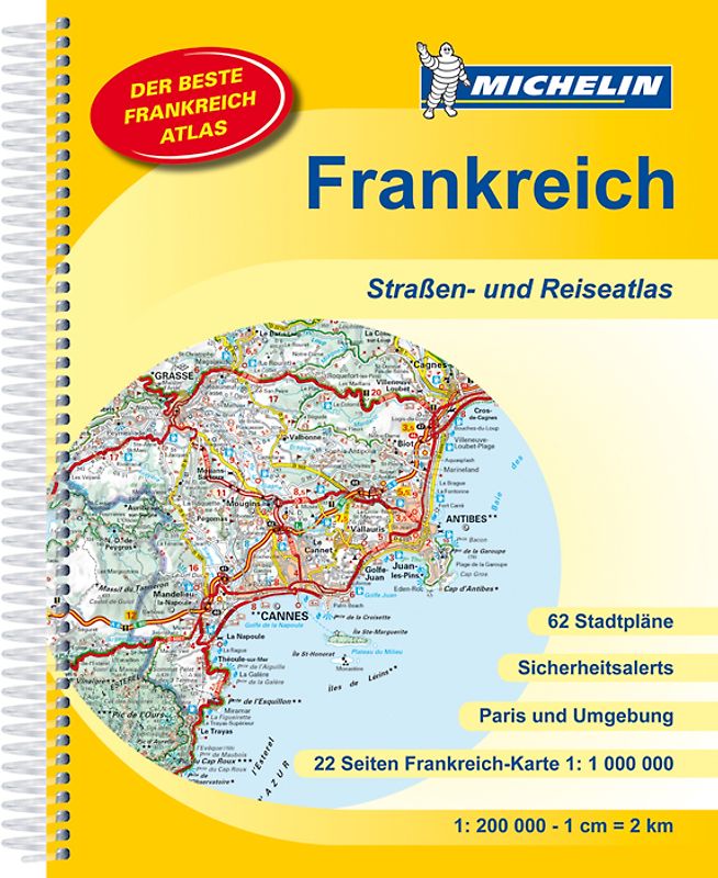 Frankreich Straßen- und Reiseatlas