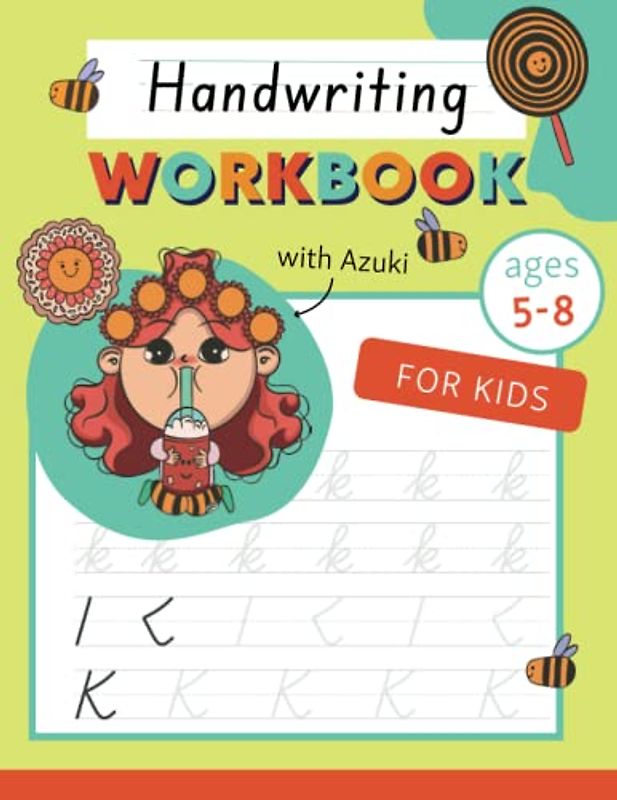 Handwriting Practice Workbook for Kids Ages 5-8: Practice of writing letters by tracing, It helps to Learn Alphabet and Improve Penmanship.: Perfect ... coloring pages and school tracing patterns.