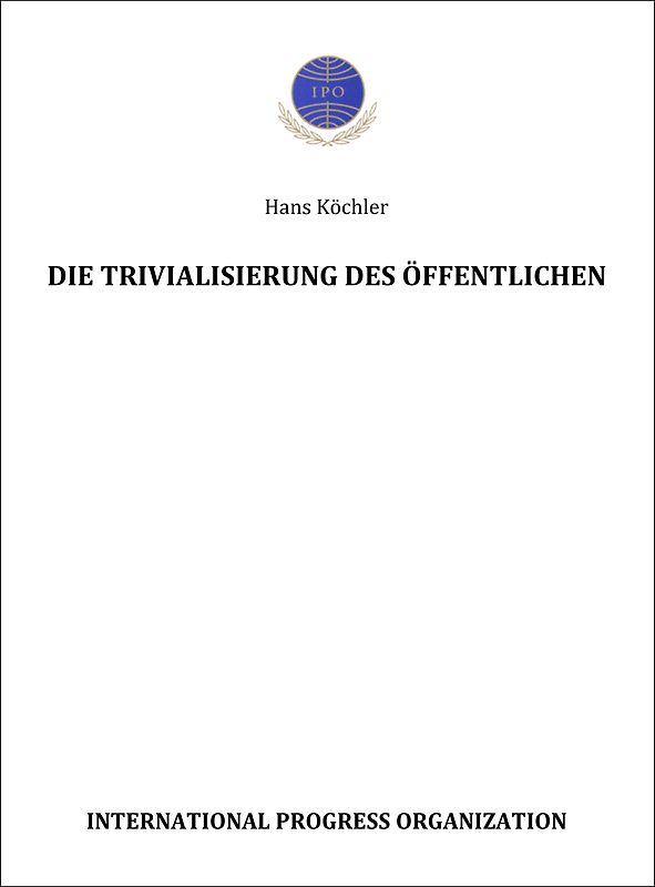 Die Trivialisierung des Öffentlichen