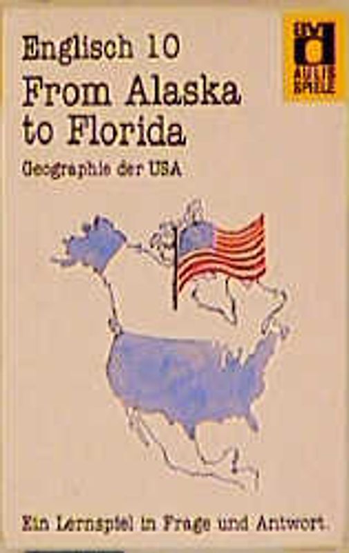 Aulis Kartenspiele. Faltschachtel mit 80 Spielkarten, 1 Spielanleitung... / Englisch / From Alaska to Florida