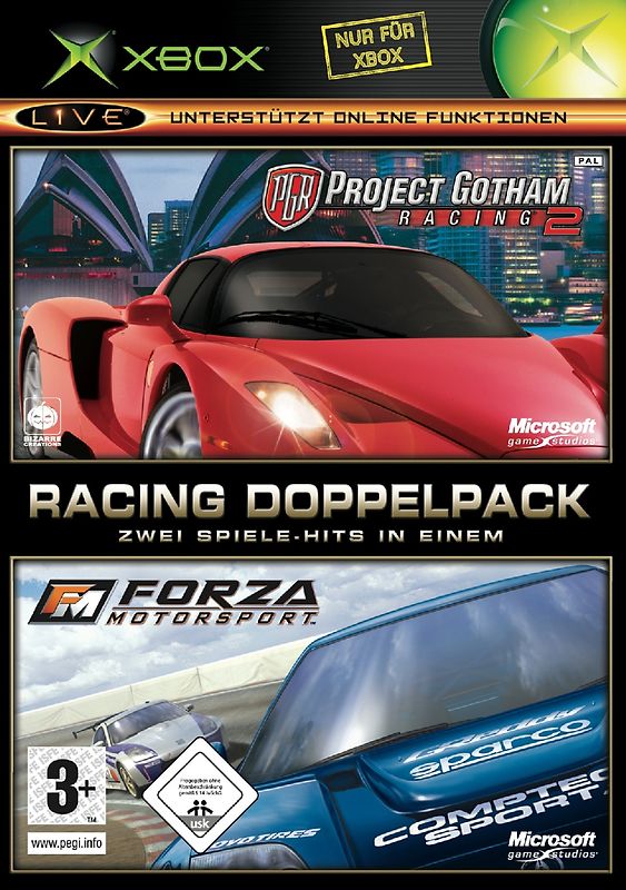 Racing Bundle - Forza   Gotham 2 Forza   Gotham Racing 2 Xbox