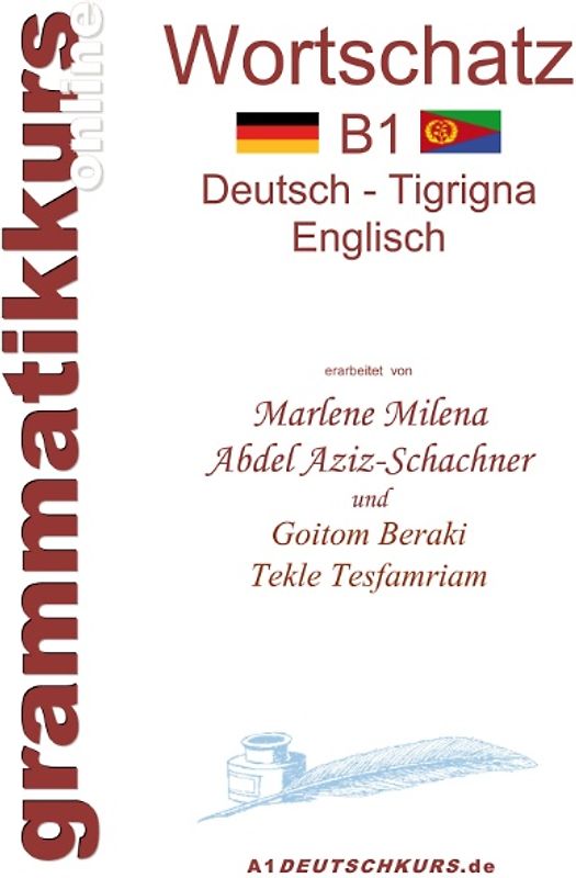 Wörterbuch B1 Deutsch - Tigrigna - Englisch Niveau B1