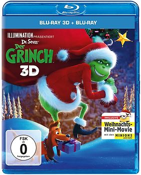 Der Grinch [Weihnachts-Edition, Blu-ray 3D + Blu-ray] 3D Blu-ray Disc