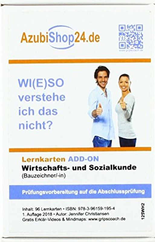 Lernkarten Wirtschafts- und Sozialkunde Bauzeichner/-in Prüfungsvorbereitung