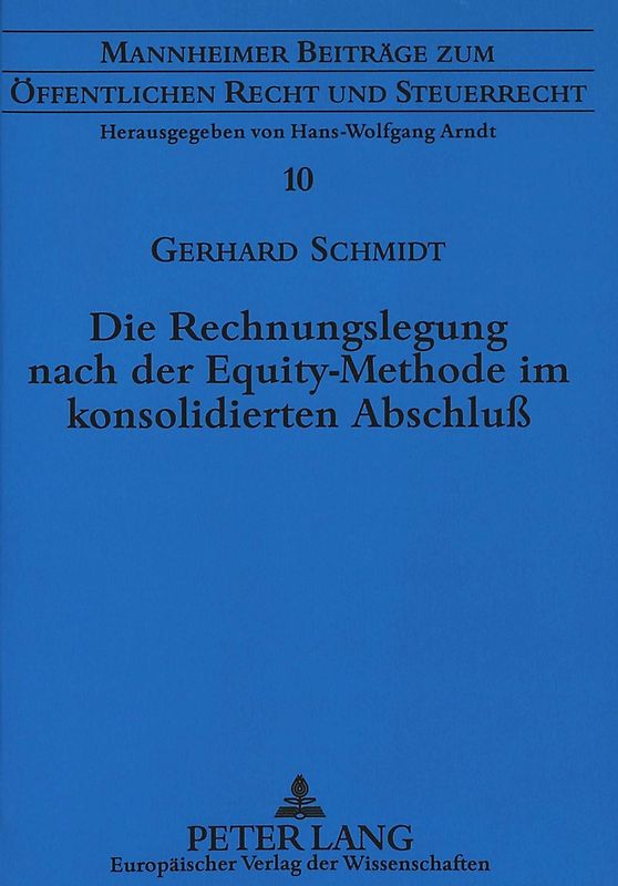 Die Rechnungslegung nach der Equity-Methode im konsolidierten Abschluß