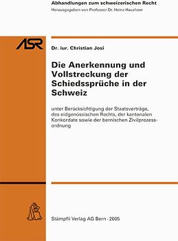 Die Anerkennung und Vollstreckung der Schiedssprüche in der Schweiz