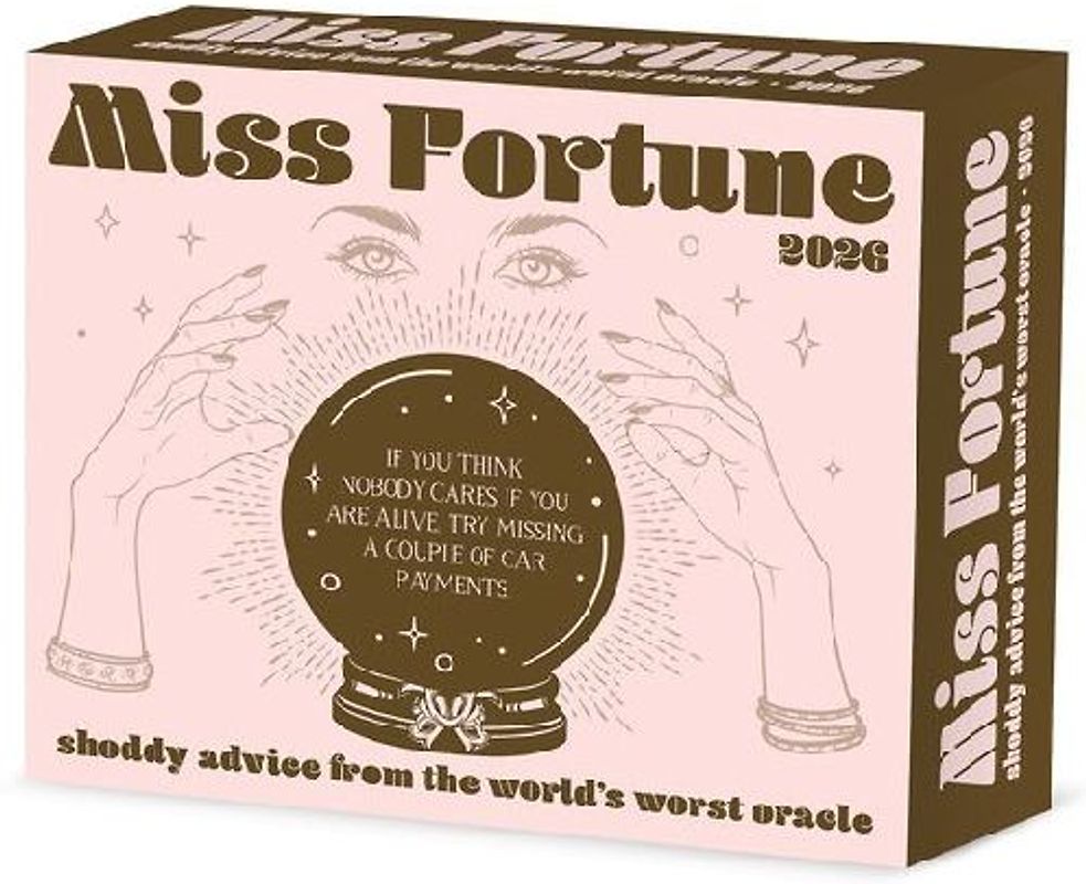 Miss Fortune: Slightly Psychic, Mostly Clueless 2026 5.4 X 6.2 Box Calendar
